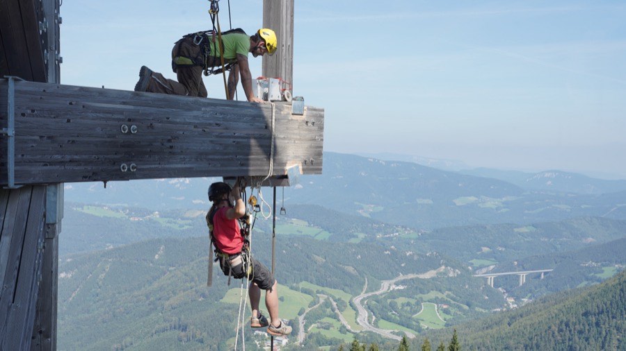 Der Schritt ins Leere — mit Panorama