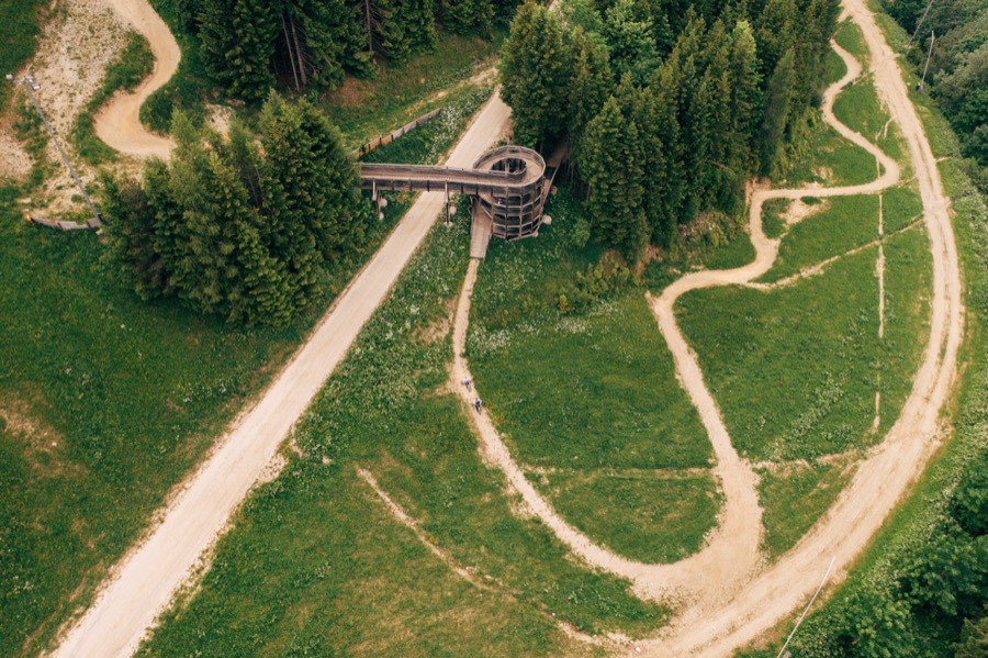 Markierte Wege über den ganzen Berg