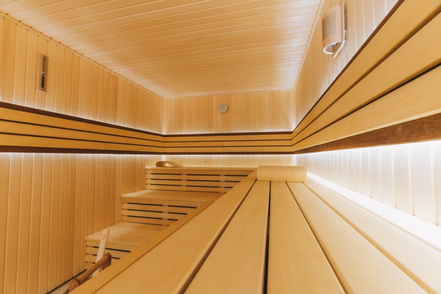 Finnische Sauna & Dampfbad