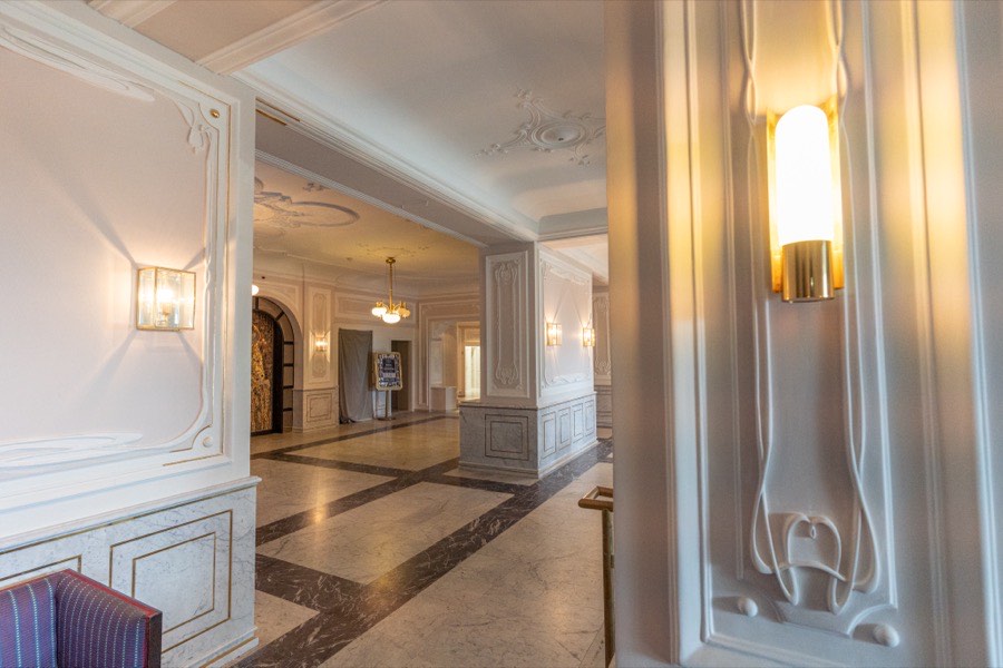 Jugendstil-Details im Grand Hotel
